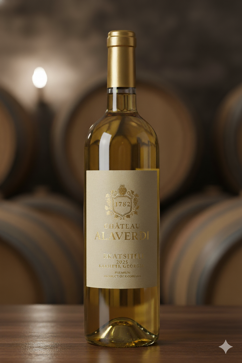 Château Alaverdi Rkatsiteli Wine Bottle