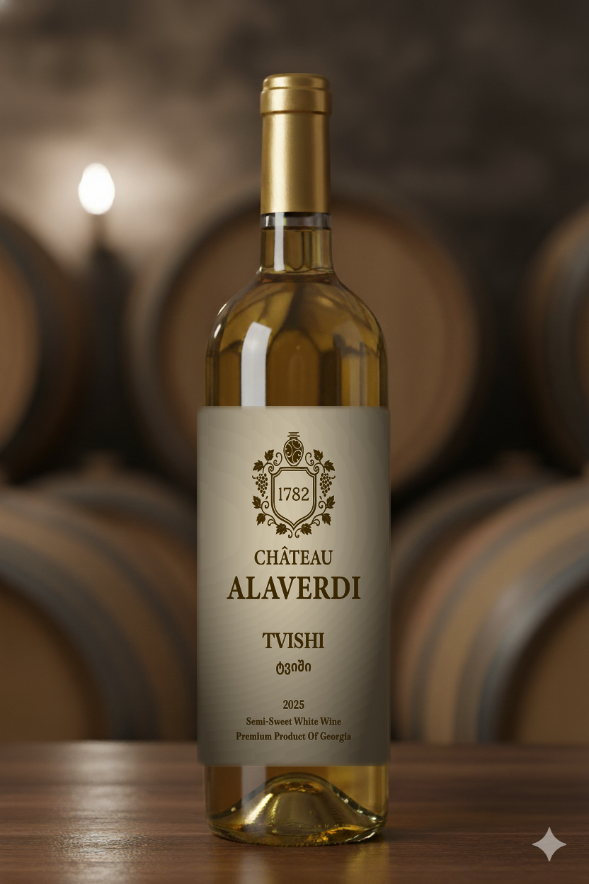 Château Alaverdi Tvishi — Semi-Sweet White Wine